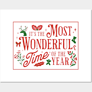 Most wonderful time of the year Posters and Art